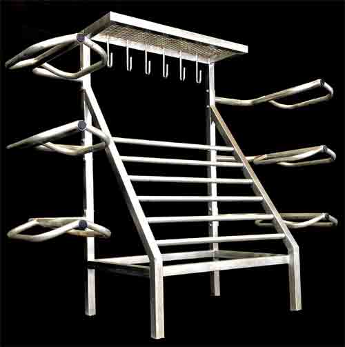 Red River Arenas Saddle Rack